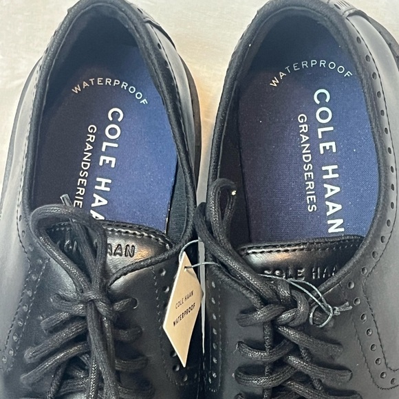 #8133. Cole Haan Go-To Plain Toe Oxford Men\'s Black Shoes. Size 10M main image 5